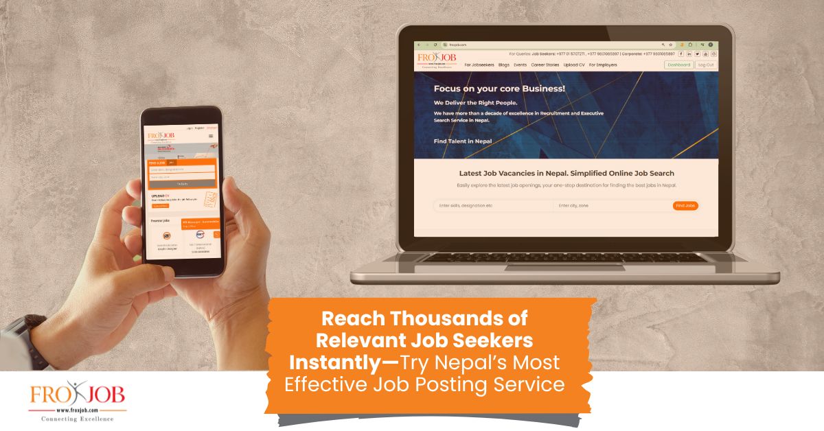 Reach Thousands of Relevant Job Seekers Instantly—Try Nepal’s Most Effective Job Posting Service